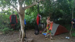 Our campsite for 5 nights